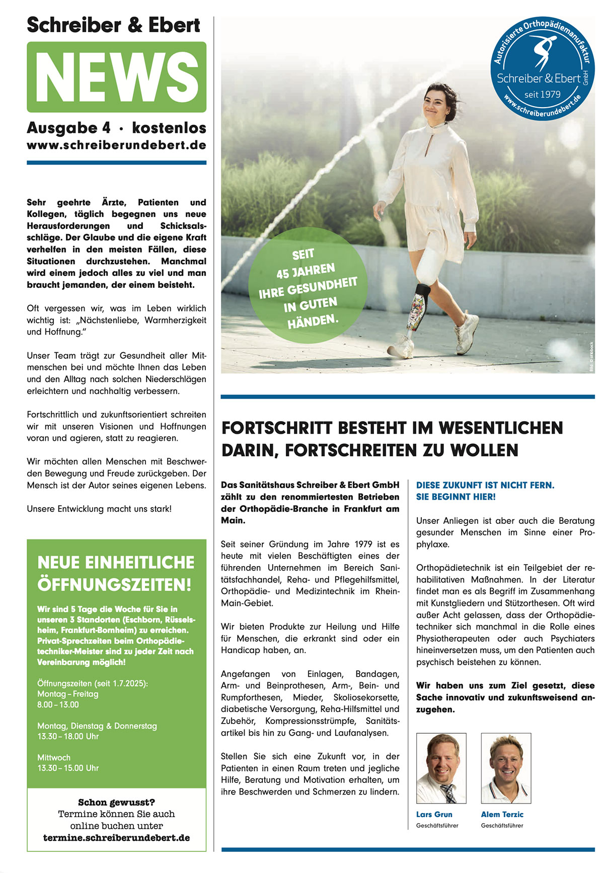 Schreiber & Ebert News